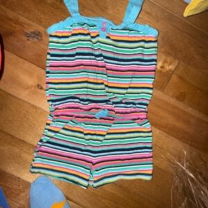 Circo Colorful Striped Kids Romper